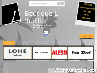 boutiquelhuillier.com website preview