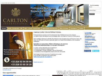 carlton-luxury-hotels.octissimo.com website preview