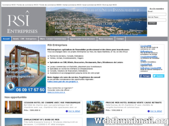 rsi-entreprises.octissimo.com website preview