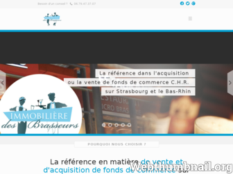immobiliere-des-brasseurs.fr website preview