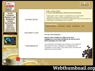 chr-caffe.com website preview