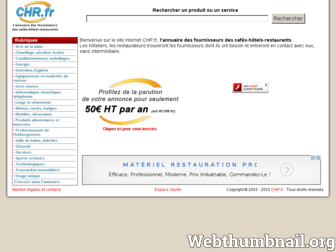 chr.fr website preview