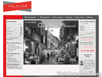 velayos.fr website preview