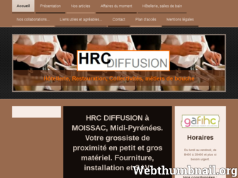 hrcdiffusion.fr website preview