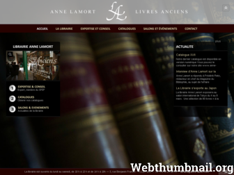 anne-lamort.com website preview