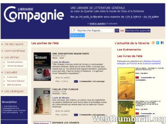 librairie-compagnie.fr website preview