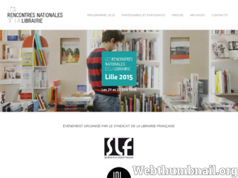 lesrencontresnationalesdelalibrairie.fr website preview