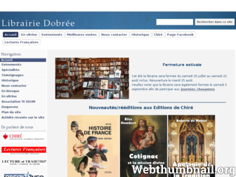 librairiedobree.com website preview