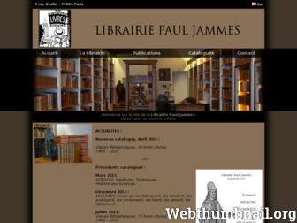 librairiejammes.com website preview