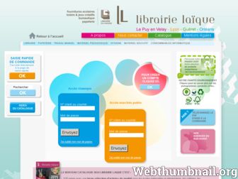 librairielaique.fr website preview