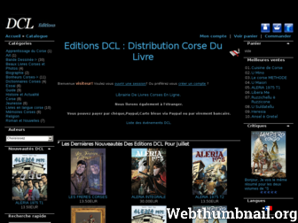 editionsdcl.fr website preview