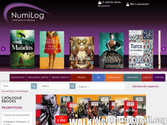 numilog.fr website preview