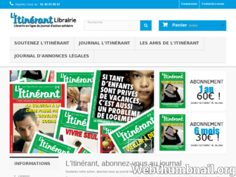librairie-litinerant.com website preview