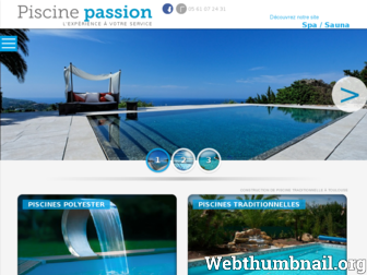 piscinepassion.eu website preview