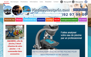 piscineatoutprix.com website preview