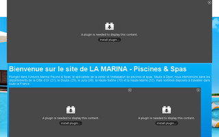 piscines-marina-dijon.com website preview