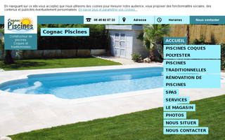 cognac-piscines-sarl.fr website preview