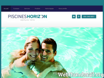 piscineshorizon.com website preview