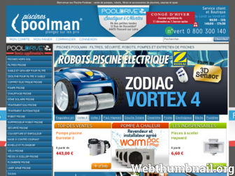 piscines-poolman.fr website preview