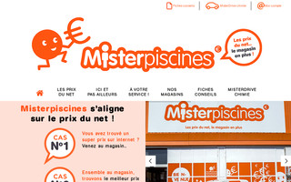 misterpiscines.com website preview