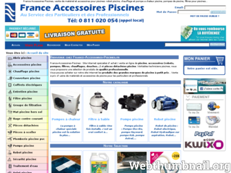 france-accessoires-piscines.fr website preview