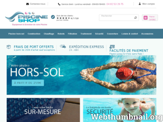 piscineshop.com website preview