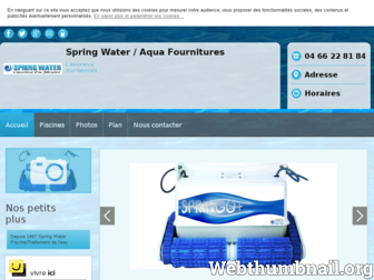 springwater.fr website preview