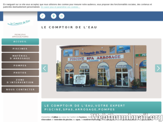 comptoir-eau-piscine.com website preview