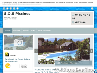 sos-piscines.fr website preview