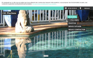 cie-piscines-salines-les-bains.fr website preview