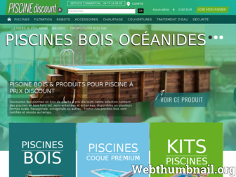 piscine-discount.fr website preview