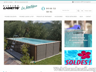 mapiscinelaghetto.com website preview