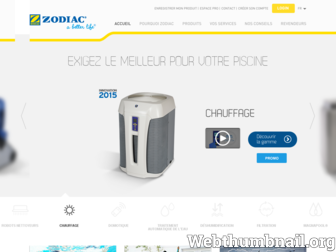 zodiac-poolcare.fr website preview