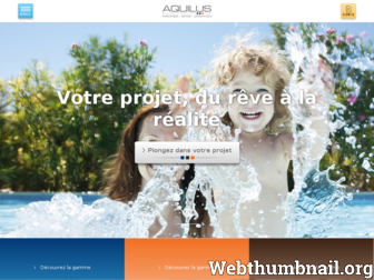 aquilus-piscines.com website preview