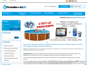 piscinehors-sol.fr website preview