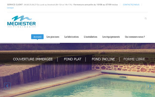 piscines-mediester.com website preview