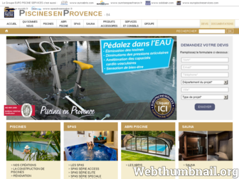 piscinesenprovence.fr website preview