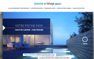 piscine-art-inox.fr website preview