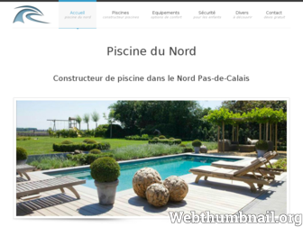 piscinedunord.fr website preview