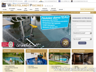 woestelandt-piscines.fr website preview
