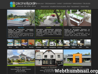 piscineetjardin.com website preview