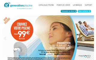 generationpiscine.com website preview