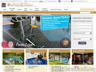 piscinesloisirs.com website preview