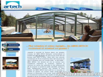abris-artech.fr website preview