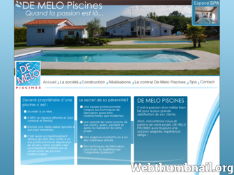 demelo-piscines.fr website preview