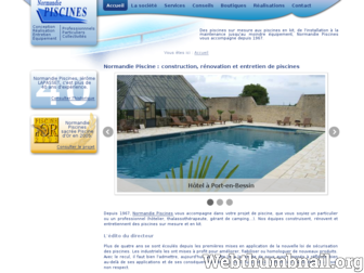 normandie-piscine.fr website preview