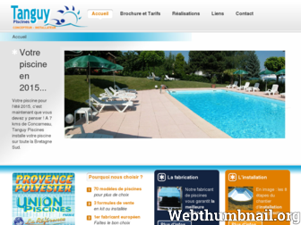 piscines-bretagne.fr website preview