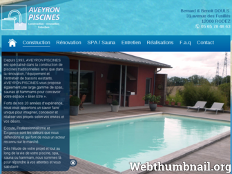 aveyron-piscines.com website preview