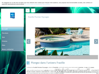 fraville-piscines-spa.fr website preview