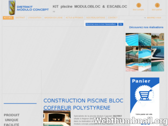 distrikit-piscine.com website preview